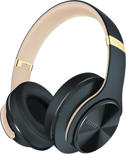Vista 11 de DOQAUS Auriculares Bluetooth sobre la oreja, control de aplicaciones Negro