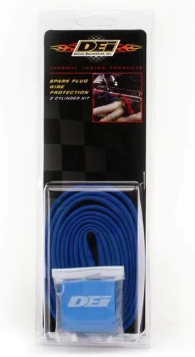 Vista 8 de Design Engineering 010611 Protect-A-Wire Kit de manguitos negros de 2 cilindros para cubrir y proteger los cables de bujías