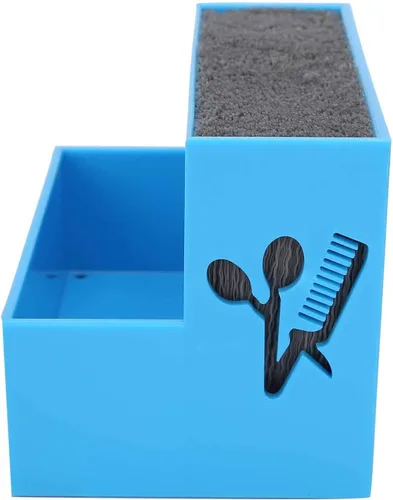 Vista 2 de YUYTE Soporte de almacenamiento de tijeras, caja de clips de peluquería de peluquería, caja de almacenamiento grande, caja de almacenamiento grande