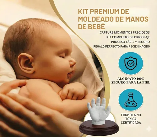 Vista 3 de Kit de moldeo a mano Hula Home para parejas o familia con placa de montaje Regalos DIY de aniversario para ella y él, escultura de recuerdo, boda