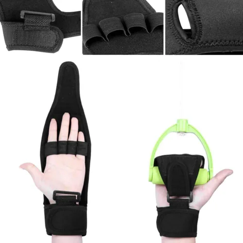 Vista 2 de Férula de dedo Habilidad de soporte para dedos Soporte de entrenamiento BraceFinger Anti-Espasticidad Rehabilitación Auxiliar Guantes