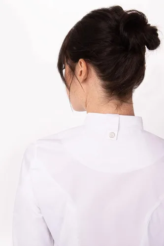 Vista 7 de Chef Works Marrakesh V-Series - Abrigo de chef para mujer