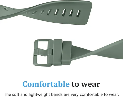 Vista 7 de Vancle Correa para Fitbit Versa - Pulsera deportiva de repuesto para mujeres y hombres