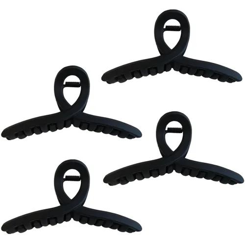Vista 21 de Pinzas para el cabello de 4.3 pulgadas, grandes, antideslizantes, grandes mate, clip de mariposa para cabello fino y grueso, paquete de 4