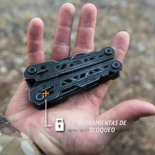 Vista 3 de Gerber Gear Truss Multiherramienta, regalos para hombres, alicates de punta de aguja EDC 17 en 1, incluye cuchillo de bolsillo, destornillador