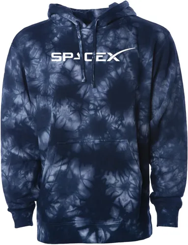Vista 12 de Tcombo SpaceX - Sudadera unisex con capucha Outer Space Negro