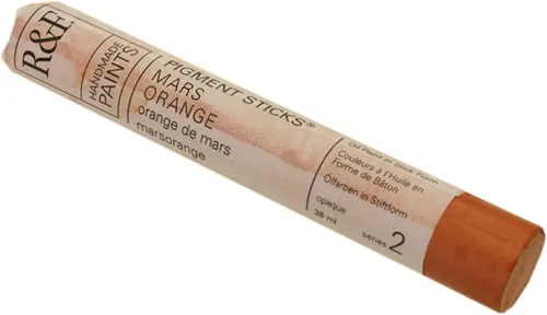 Vista 78 de R&F Handmade Paints - Pigmento profesional al óleo en barra, naranja lizarina, 6.4 fl oz