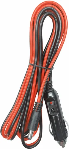 Vista 8 de Cable cargador de coche de CC – Conector de 0.217 in x 0.083 in a encendedor de cigarrillos macho enchufe con 2 conectores adicionales 12-24V 15A