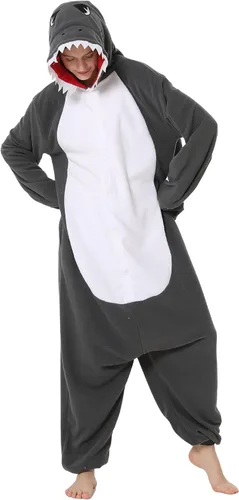 Vista 2 de Unisex Adult Onesie Pajamas Animal Cosplay Onesies Costume Christmas Party Sleepwear HomeWear Jumpsuit