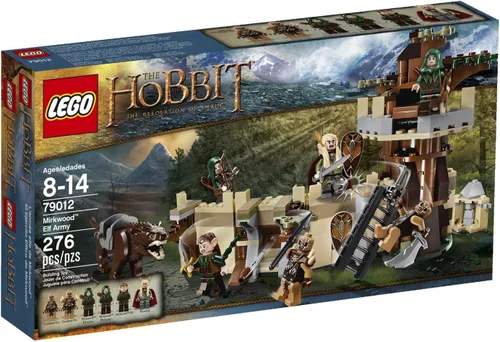 Vista 2 de Juguete LEGO de la película El Hobbit, ejército del elfos del Bosque Negro.