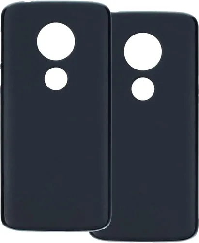 Vista 8 de Paquete de 2 fundas de TPU para Moto E5 - transparente+negro Negro (Clear+Black)