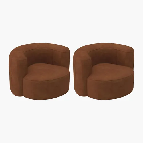 Vista 12 de Acanva - Sofá de terciopelo con respaldo curvo y diseño moderno de lujo, sofá minimalista cómodo para sala de estar, apartamento, espacio