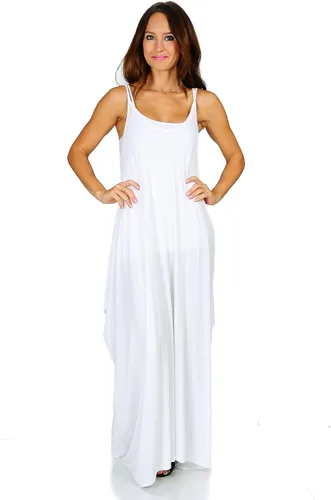 Vista 2 de Vestido maxi con breteles finos estilo boho Simply Ravishing talle Small - 5X