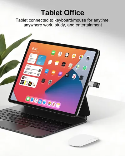 Vista 4 de Adaptador USB A a USB-C, paquete de 2 adaptadores USB C a USB A de transferencia de datos de 5 Gbps, macho tipo C a USB 3.0 hembra de carga rápida