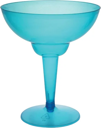 Vista 10 de Party Essentials 10 vasos de plástico duro de dos piezas, 12 onzas, transparentes
