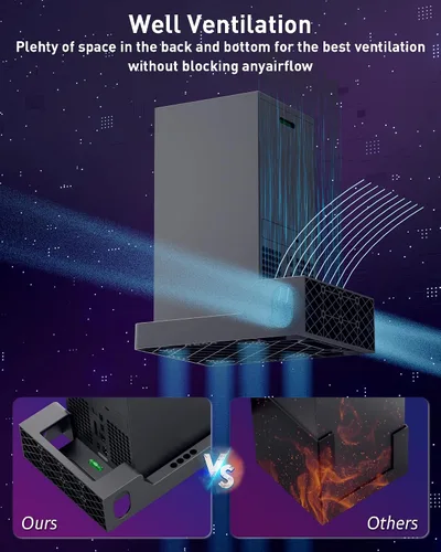 Vista 4 de Kit de montaje en pared para consola Xbox Series X