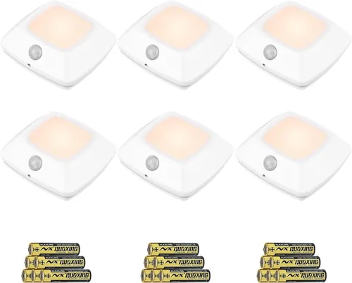 Vista 9 de BIGMONAT Luz LED para Debajo del Gabinete, Luces de Barra LED RGB de Cambio de Colores Operadas con Batería con Control Remoto, Luces LED Multicolor