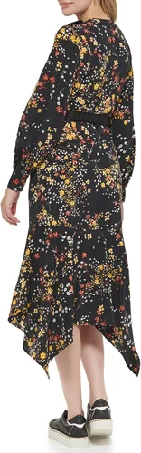 Vista 4 de Karl Lagerfeld Paris Vestido deportivo de manga larga para mujer
