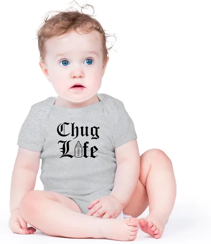Vista 2 de AW Fashions Chug Life - Body para bebé divertido, lindo y cómodo - Ropa de moda para recién nacidos