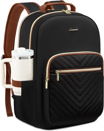 Vista 21 de LOVEVOOK Laptop Backpack for Women,Quilted Work Travel College Laptop Bag