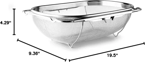 Vista 6 de IBILI 703834 - Escurridor extensible de malla 34-50X24, madera