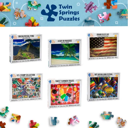Vista 9 de Twin Spring Goods - Rompecabezas de 1000 piezas, donas esmaltadas y esmeriladas