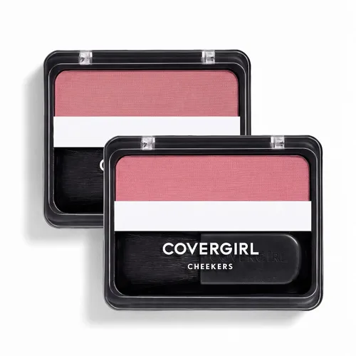 Vista 13 de Covergirl - Rubor Cheekers, fórmula suave, mezclable y ligera, aspecto fácil y natural, 100% libre de crueldad 105 seda rosa