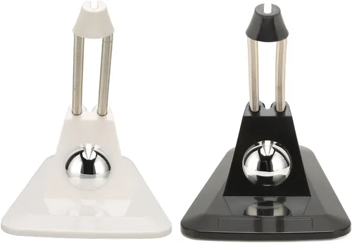 Vista 9 de Mouse Bungee, universal y elegante, simple, a prueba de óxido, soporte de cable de mouse portátil, color negro para deportes electrónicos (blanco)