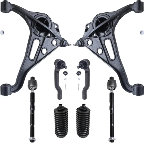 Vista 292 de Detroit Axle - Kit de brazos de control de extremo de 8 piezas para Toyota 2001-2003 Highlander 2002-2003 Camry Lexus ES300, 2 conjuntos de brazos