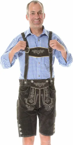 Vista 2 de Bergkristall auténtico traje alemán Lederhosen