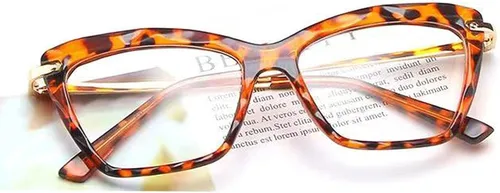 Vista 4 de Gafas de miopía con bisagra de resorte para mujer -6.00 Gafas de distancia de miopía de ojo de gato