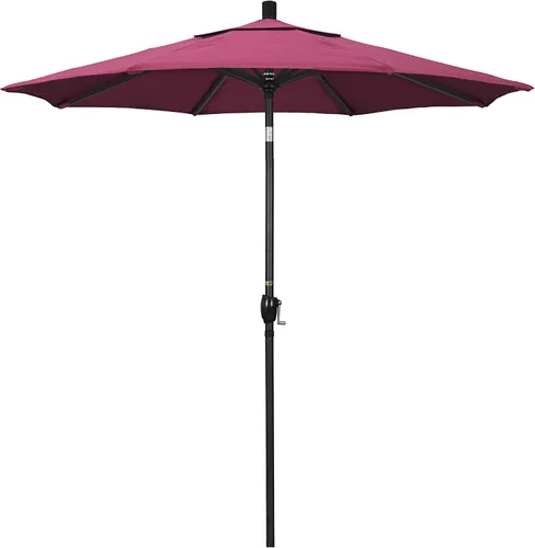 Vista 25 de California Umbrella 7.5' paraguas redondo de aluminio del mercado, elevación de la manivela
