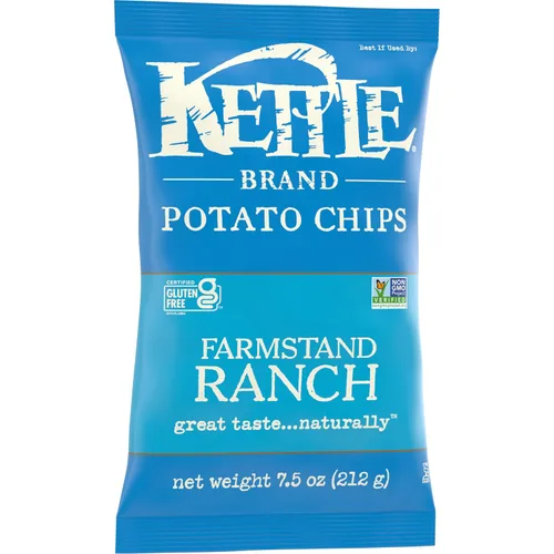 Vista 7 de Kettle Brand Papas fritas Farmstand Ranch Hervidor Chips, 7.5 Oz