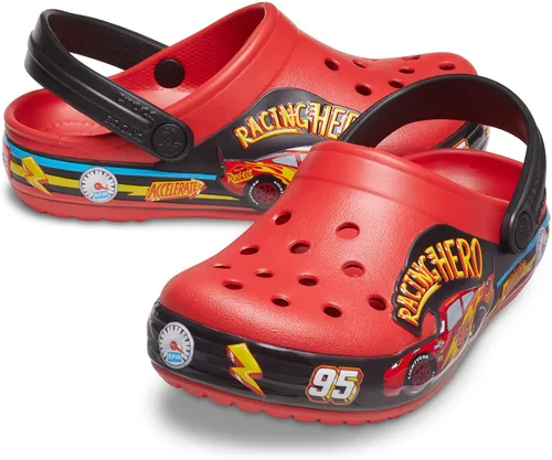 Vista 6 de Crocs Zuecos unisex de Disney Cars para niños Zapatos iluminados, Varios