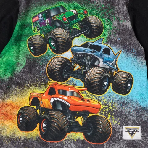 Vista 4 de Monster Jam Grave Digger - Camisa y pantalones de pijama