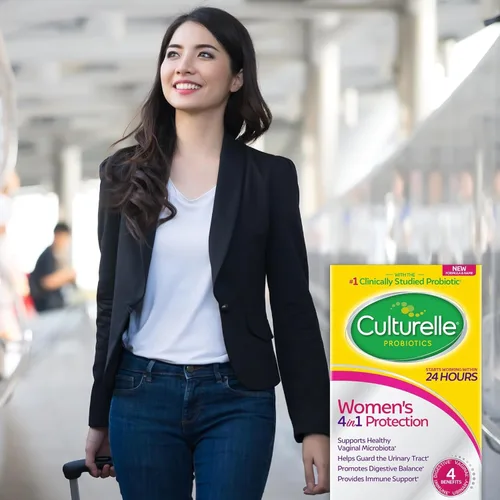 Vista 11 de Culturelle Probióticos 4 en 1 para mujeres, suplemento diario probiótico y prebiótico para apoyar la salud vaginal, salud digestiva, salud