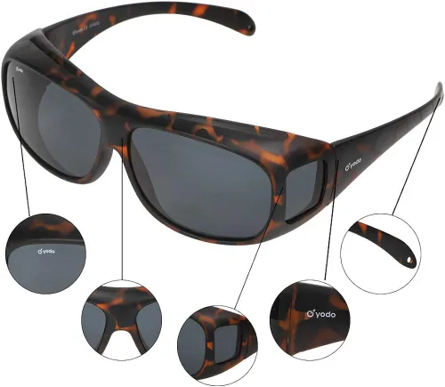 Vista 4 de yodo Gafas de sol con lentes polarizadas para hombres y mujeres