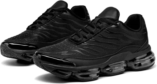 Vista 7 de Zapatos deportivos para correr con aire para hombre, antideslizantes, informales, para baloncesto, tenis de moda, deportes, fitness, entrenamiento