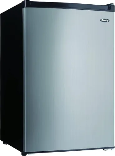 Vista 3 de Danby DCR045B1BSLDB - Refrigerador compacto de 4.5 pies cúbicos con verdadero congelador en acero inoxidable