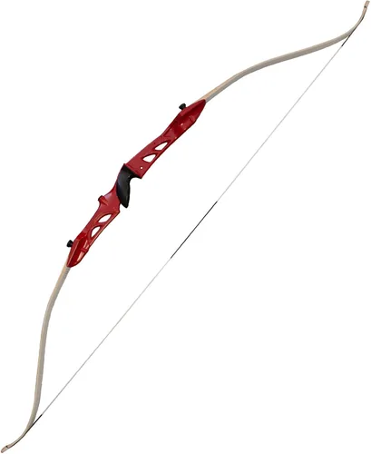 Vista 5 de SAS Explorer Metal Riser Takedown - Arco recurvo Elevador azul con extremidades blancas