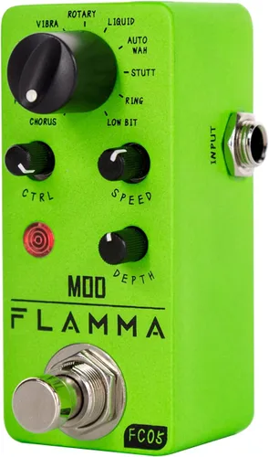 Vista 16 de Pedal looper FLAMMA FC01 y máquina de ritmos 2 en 1, pedales de guitarra con looper de tambor, tiempo de bucle de 20 minutos con 16 ritmos