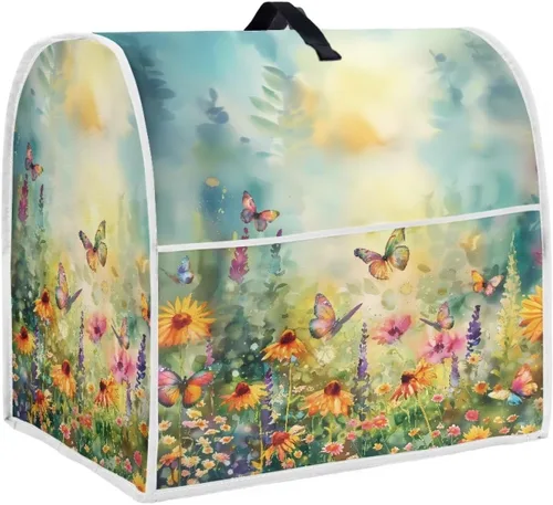 Vista 10 de Funda para mezclador de cocina de pata de perro bohemio compatible con ayuda de cocina de 4.5 a 5 cuartos de galón, batidora de pie Hamilton