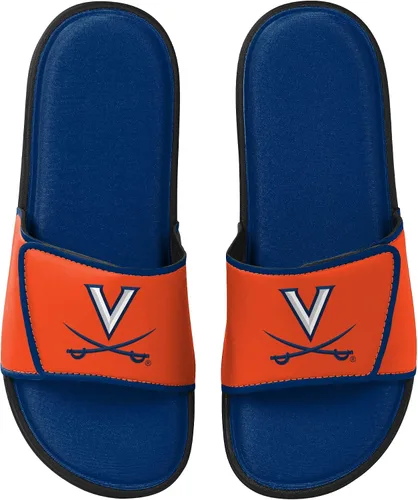 Vista 201 de FOCO Sandalias deportivas de espuma para ducha con logotipo de equipo universitario de la NCAA para hombre