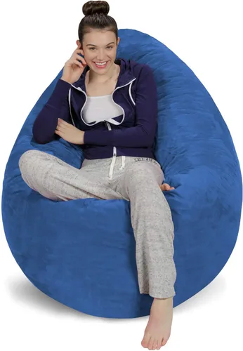 Vista 83 de [Usado] Sofa Sack Funda para Silla Puff Solo la Funda, para Adultos y Niños, Sin Relleno, Cómoda y Esponjosa, Funda de Repuesto para Silla Puff