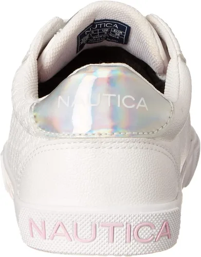 Vista 3 de Nautica Zapatillas de deporte de moda para niñas y niños - Zapatos bajos para niños zapatillas de tenis con cordones y sin cordones