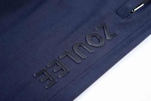 Vista 7 de Zoulee Nuevos pantalones deportivos con cremallera frontal para hombre