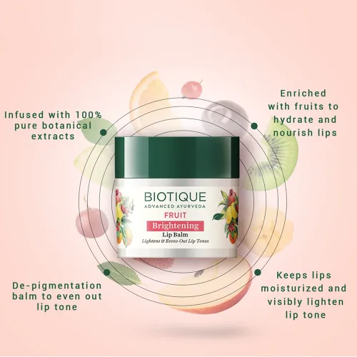 Vista 3 de Bálsamo labial, blanco BIO FRUIT