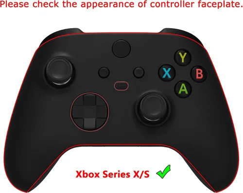 Vista 2 de eXtremeRate Versión ASR Carcasa personalizada para controlador inalámbrico Xbox Core - Anillos de frotamiento antiadherentes - Accesorios