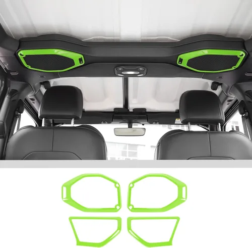 Vista 13 de Voodonala Para Wrangler JL JT Altavoz Recorte de audio en la parte superior y una moldura de pilar compatible con Jeep Wrangler 2018-2023 JL JLU