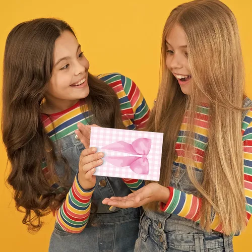 Vista 6 de Eaasty 72 Tarjetas de Agradecimiento para Niños para Rellenar en Blanco, Notas de Agradecimiento con Sobres, Tarjetas de Felicitación Coloridas